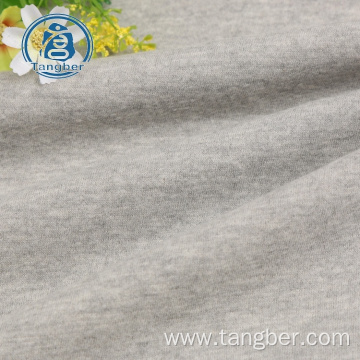 Knitted terry types plain fleece fabric for sweatershirts